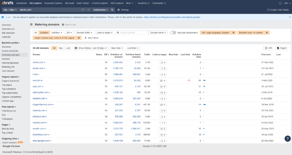 Ahrefs_Tool | Link Building Service by #1 UK SEO Link Building Agency